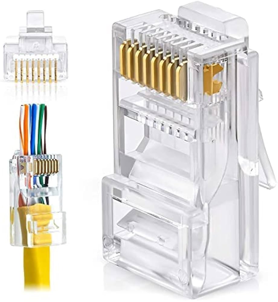 RJ45 Pass Through Connector